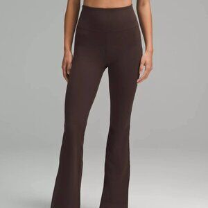 Lululemon Groove Nulu Super-High-Rise Flared Leggings - Size 8 - Espresso